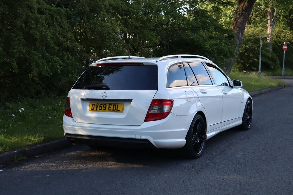 Mercedes-Benz C Class C180k Blueefficiency Sport White #3