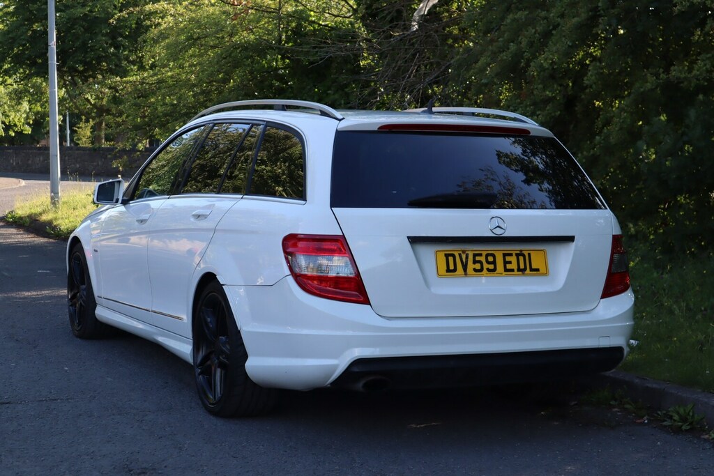 Mercedes-Benz C Class C180k Blueefficiency Sport White #5