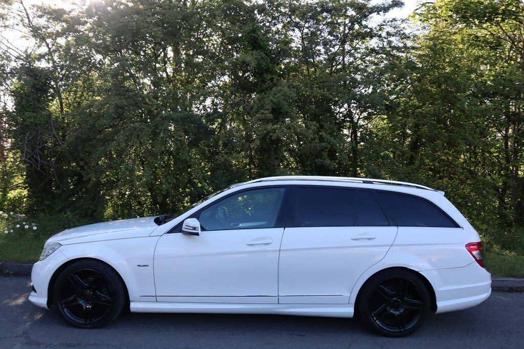 Mercedes-Benz C Class C180k Blueefficiency Sport White #6