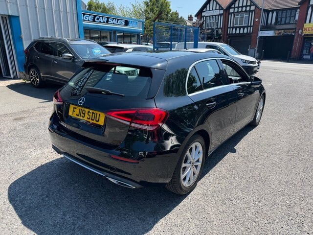 Mercedes-Benz A Class 2019 1.5 A180d Sport Executive Hatchback Die FJ19SDU Black #3