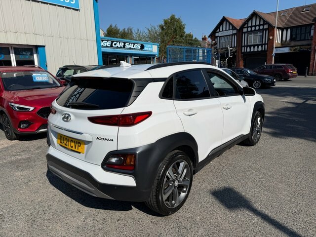 Hyundai Kona 2021 1.0 T-gdi Premium Suv Euro White #3