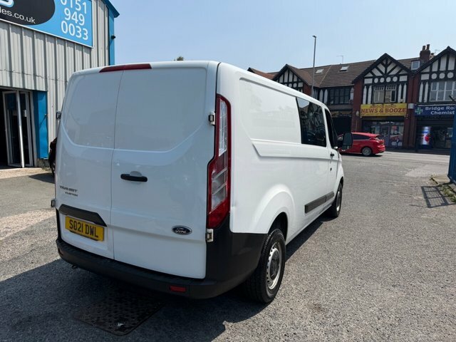 Ford Transit Custom 2021 2.0 300 Ecoblue Leader Crew Van Double Cab SO21DWL White #3