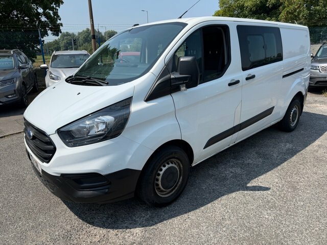 Ford Transit Custom 2021 2.0 300 Ecoblue Leader Crew Van Double Cab SO21DWL White #6