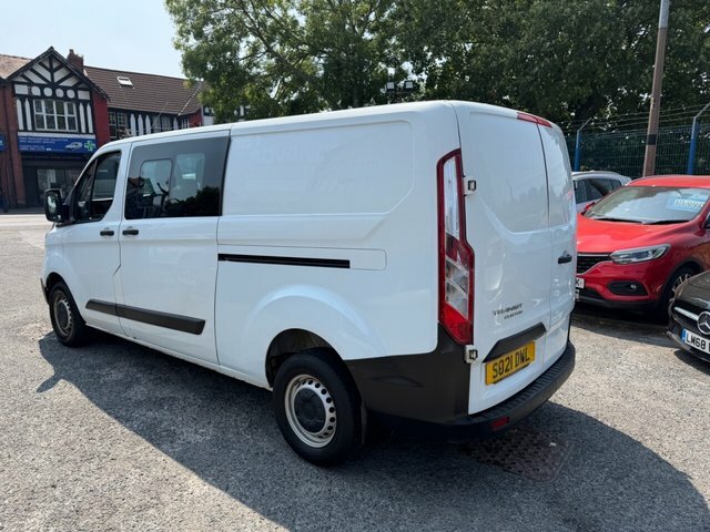 Ford Transit Custom 2021 2.0 300 Ecoblue Leader Crew Van Double Cab SO21DWL White #5