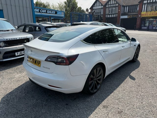 Tesla Model 3 2020 Dual Motor Performance Saloon White #3