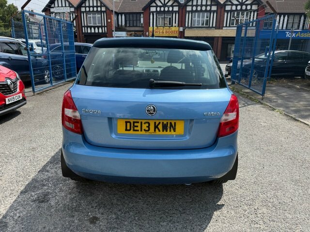 Skoda Fabia 2013 1.2 Se Hatchback Euro 5 69 Blue #3