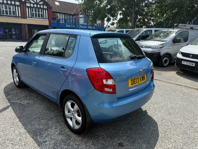 Skoda Fabia 2013 1.2 Se Hatchback Euro 5 69 Blue #4