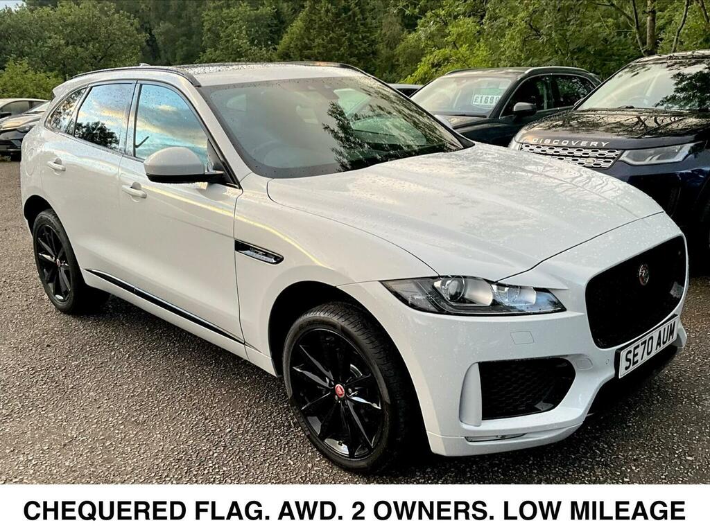 Jaguar F-Pace Suv 2.0 D180 Chequered Flag Awd Euro 6 Ss SE70AUM White #2