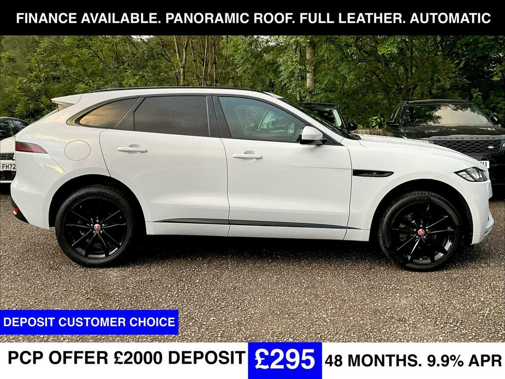 Jaguar F-Pace Suv 2.0 D180 Chequered Flag Awd Euro 6 Ss White