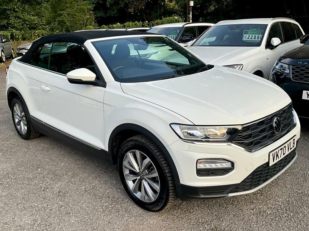 Volkswagen T-Roc 1.0 Tsi Design Cabriolet Euro 6 Ss White #2
