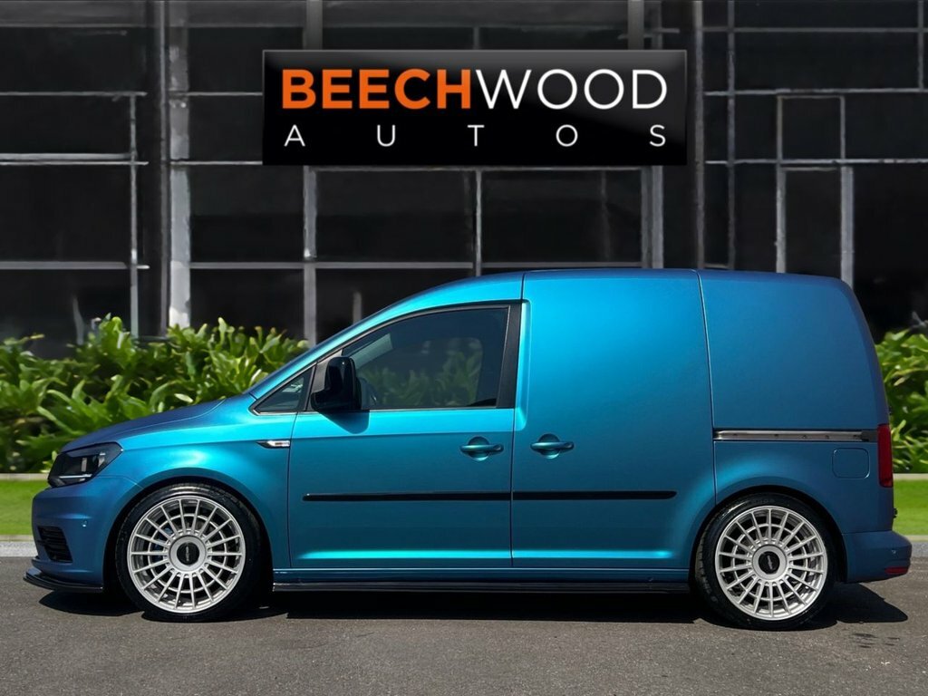 Volkswagen Caddy 2018 2.0 Tdi C20 Bluemotion Tech Trendline Panel V VK18XMC Blue #4