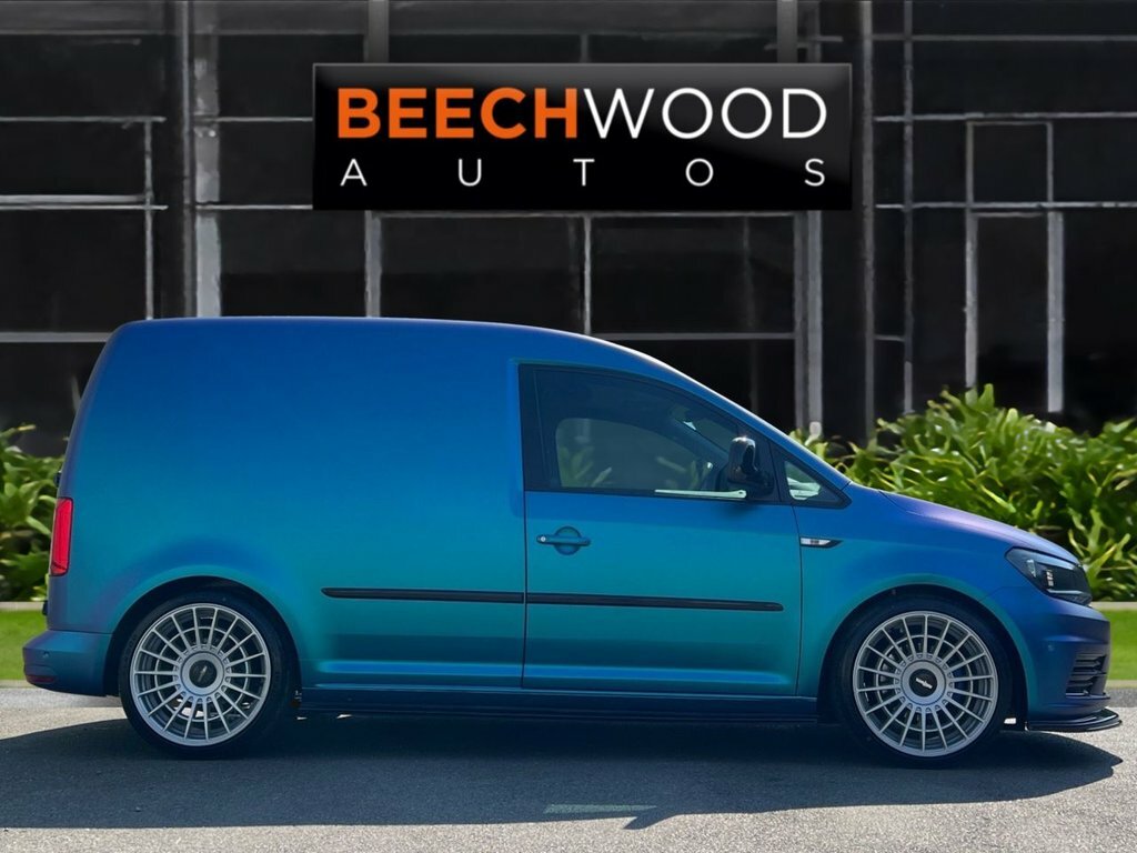 Volkswagen Caddy 2018 2.0 Tdi C20 Bluemotion Tech Trendline Panel V VK18XMC Blue #6