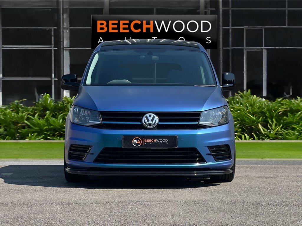 Volkswagen Caddy 2018 2.0 Tdi C20 Bluemotion Tech Trendline Panel V VK18XMC Blue #3