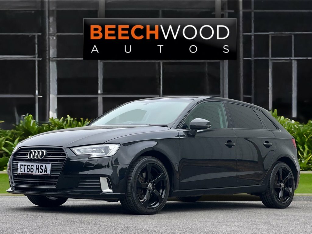 Audi A3 2017 2.0 Tdi Sport Sportback Eur ET66HSA Black #2