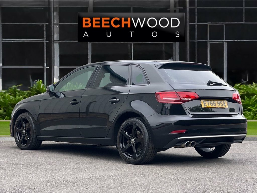 Audi A3 2017 2.0 Tdi Sport Sportback Eur ET66HSA Black #6