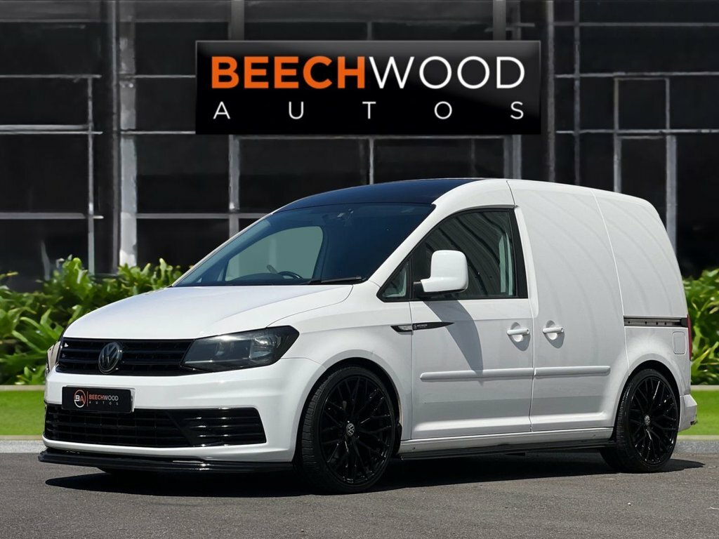 Volkswagen Caddy 2018 2.0 Tdi C20 Startline Panel Van Ma White #2