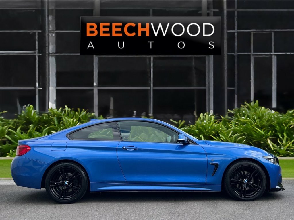 BMW 4 Series Gran Coupe 2018 2.0 420D M Sport Coupe Euro 6 ND68VVK Blue #6