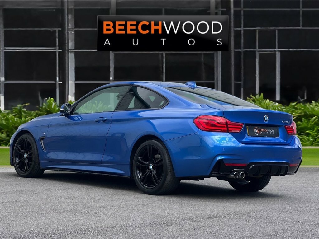 BMW 4 Series Gran Coupe 2018 2.0 420D M Sport Coupe Euro 6 ND68VVK Blue #4