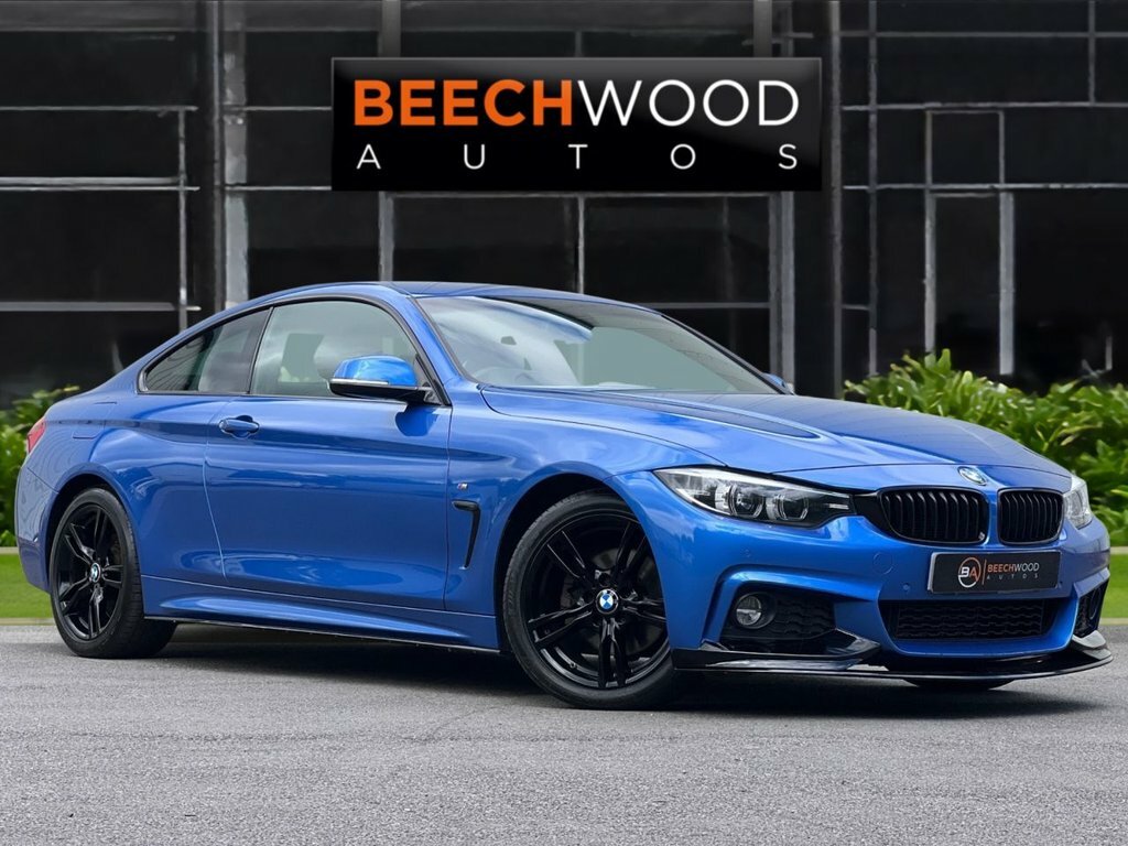 BMW 4 Series Gran Coupe 2018 2.0 420D M Sport Coupe Euro 6 ND68VVK Blue
