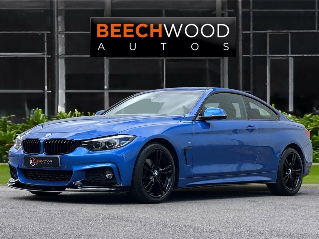 BMW 4 Series Gran Coupe 2018 2.0 420D M Sport Coupe Euro 6 ND68VVK Blue #2