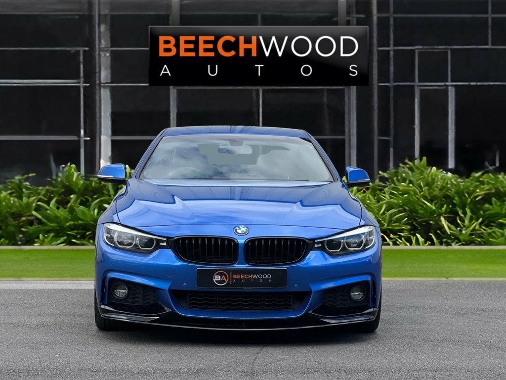 BMW 4 Series Gran Coupe 2018 2.0 420D M Sport Coupe Euro 6 ND68VVK Blue #3