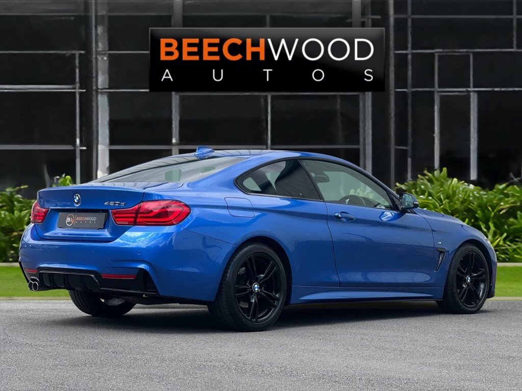 BMW 4 Series Gran Coupe 2018 2.0 420D M Sport Coupe Euro 6 ND68VVK Blue #5