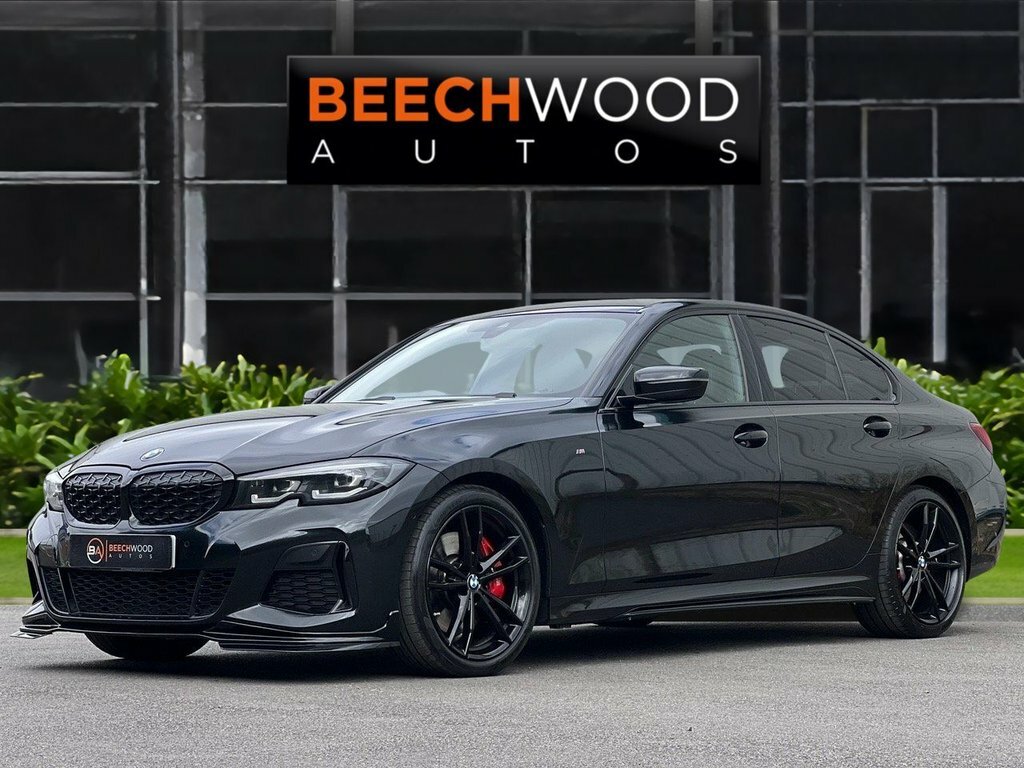BMW 3 Series 2021 3.0 M340d Mht Saloon Hybrid X YJ71SYE Black #2