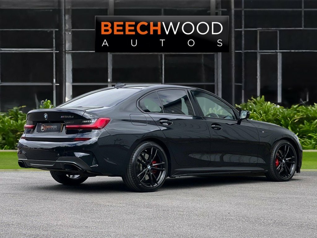 BMW 3 Series 2021 3.0 M340d Mht Saloon Hybrid X YJ71SYE Black #6