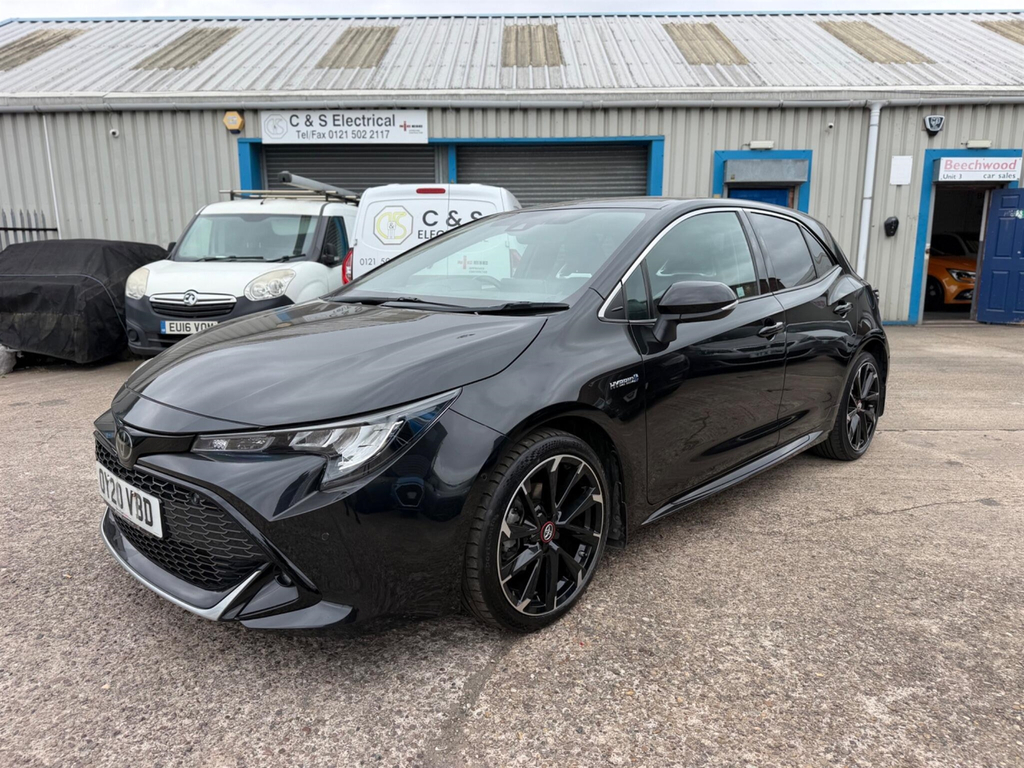 Toyota Corolla 1.8 Vvt-h Gr Sport Cvt Euro 6 Ss OY20VBD Black #2