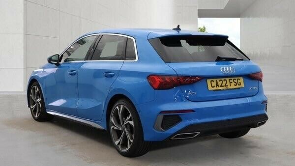Audi A3 1.0 Tfsi 30 S Line Sportback S Tronic Euro 6 Ss CA22FSG Blue #6