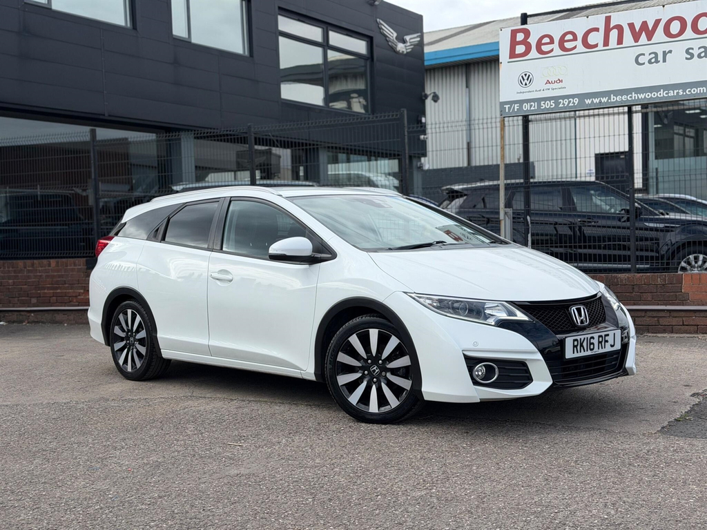Honda Civic 1.8 I-vtec Sr Tourer Euro 6 Ss White