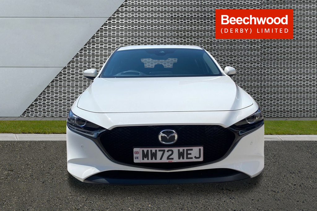 Mazda 3 2.0 E-skyactiv G Mhev Se-l Lux White #3