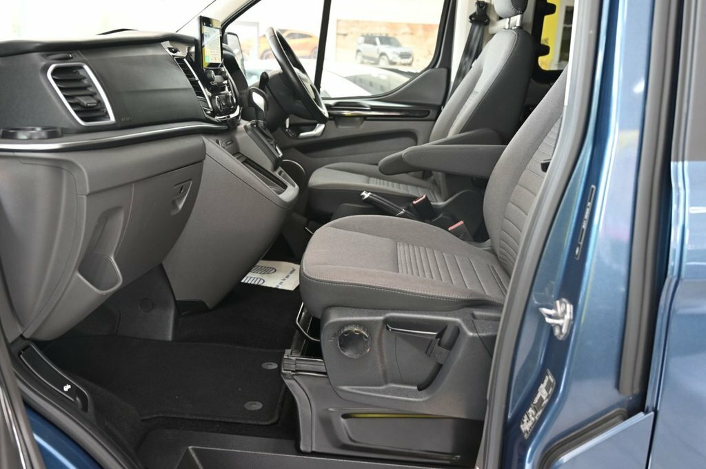 Ford Tourneo Custom 2.0 Tdci 105Ps Low Roof 9 Seater Zetec Face Lift S Blue #12