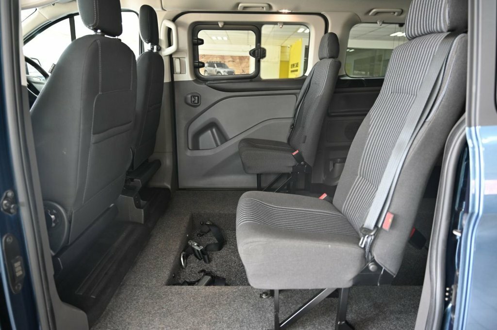 Ford Tourneo Custom 2.0 Tdci 105Ps Low Roof 9 Seater Zetec Face Lift S Blue #14