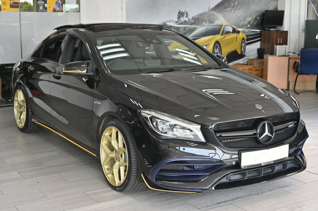 Mercedes-Benz CLA Class 2L Amg Yellow Night Edition Black #2