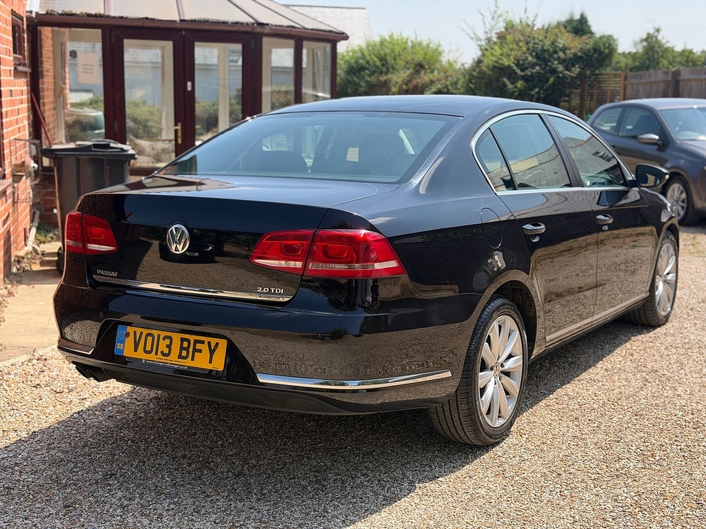 Volkswagen Passat Tdi Bluemotion Tech Highline U3395 VO13BFY Black #3