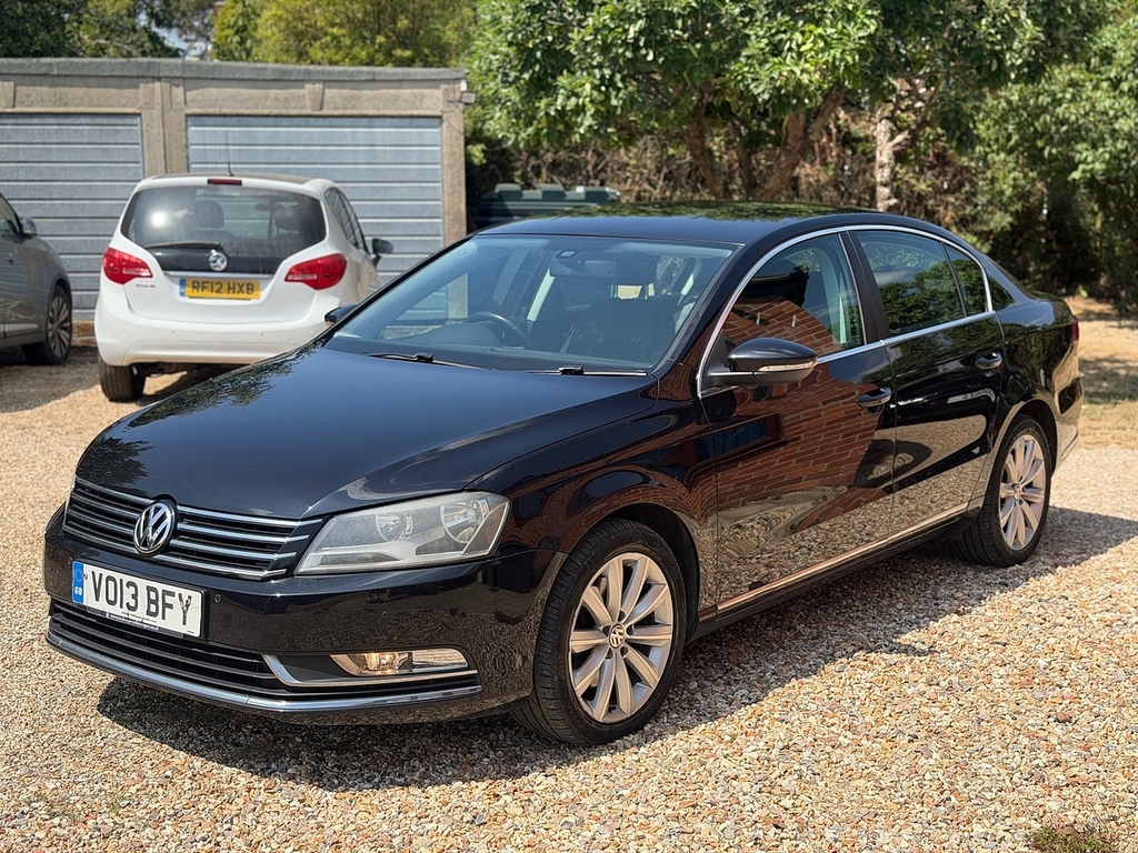 Volkswagen Passat Tdi Bluemotion Tech Highline U3395 VO13BFY Black #2