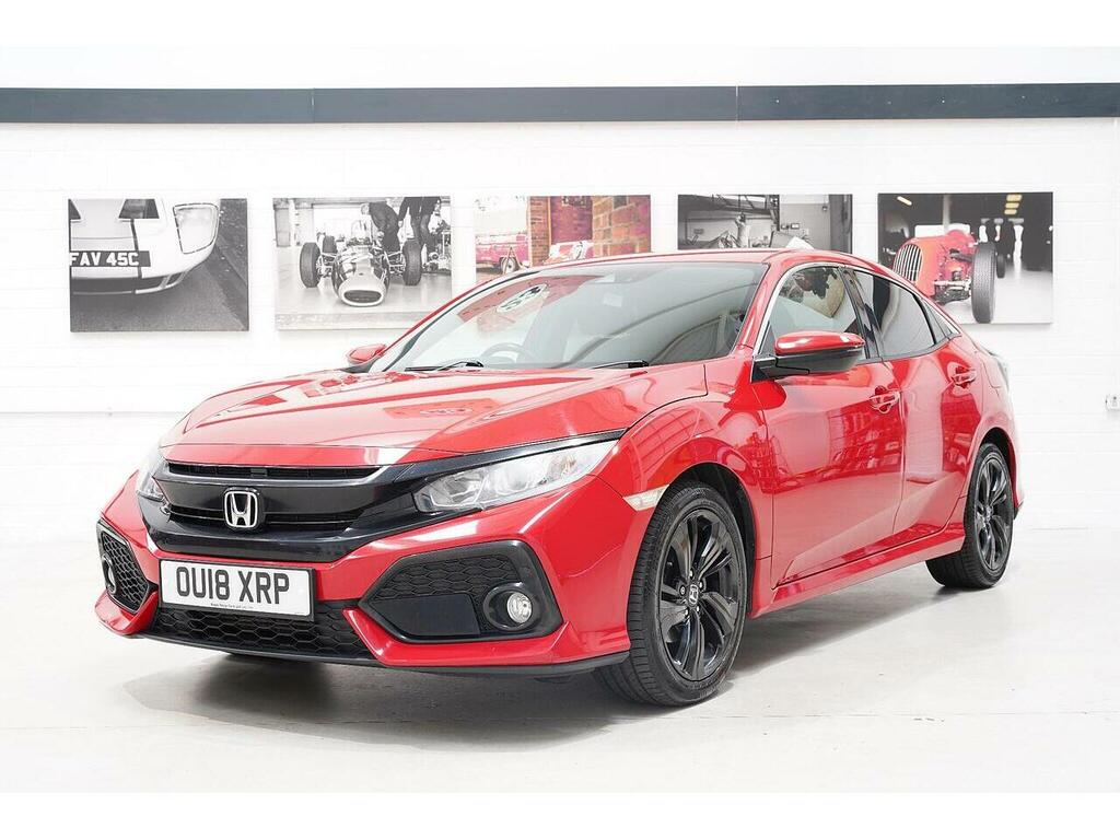 Honda Civic 1.0 Vtec Turbo Sr Euro 6 Ss Red #5