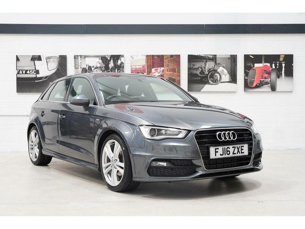 Audi A3 2.0 Tdi S Line Sportback Euro 6 Ss Nav Grey