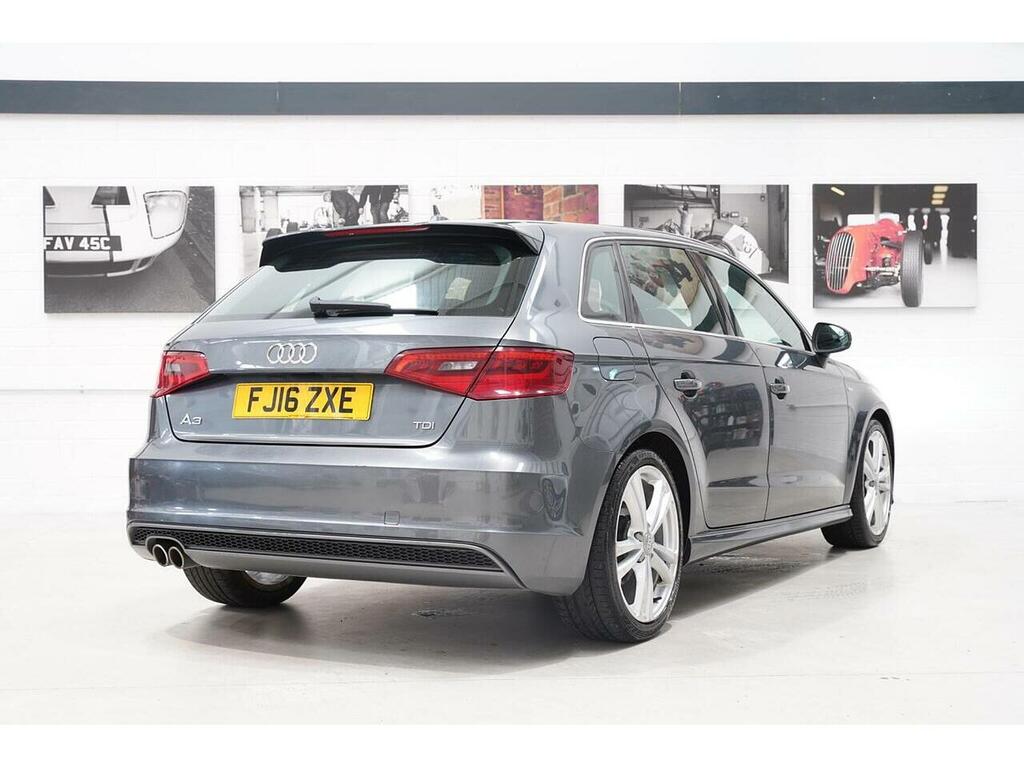 Audi A3 2.0 Tdi S Line Sportback Euro 6 Ss Nav Grey #3