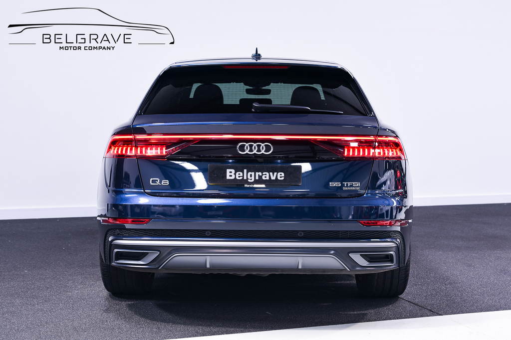 Audi Q8 3.0 Tfsi V6 55 S Line Suv Tiptronic Qua Blue #5