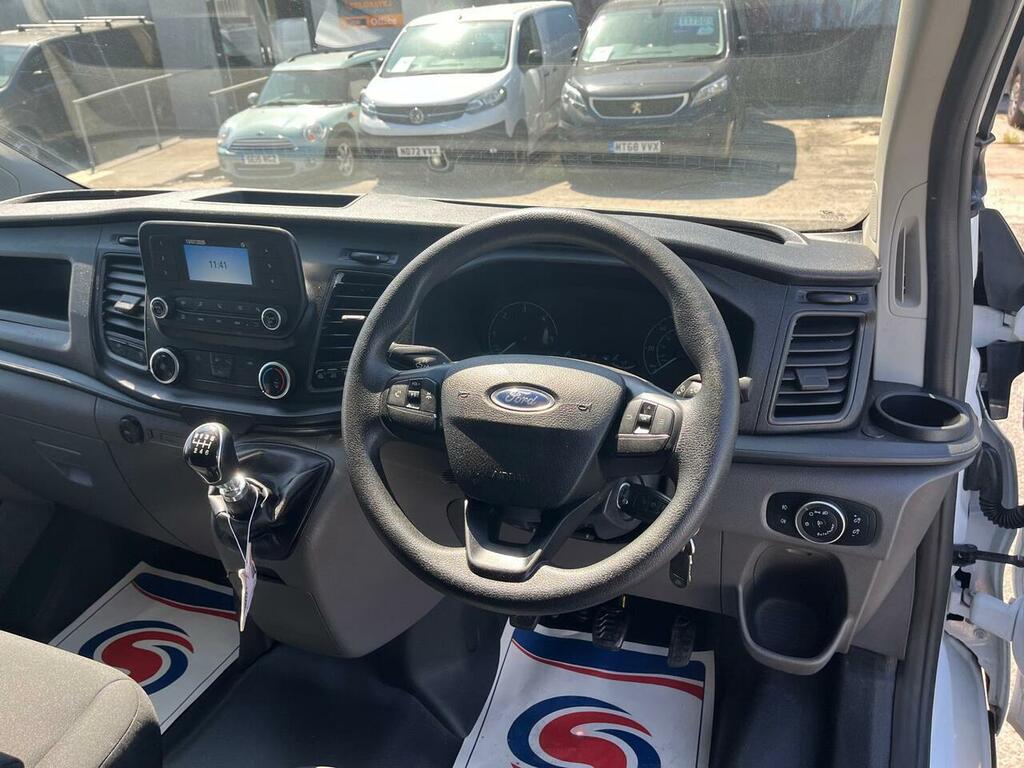 Ford Transit Custom 300 Ecoblue Leader CK72AZJ White #2