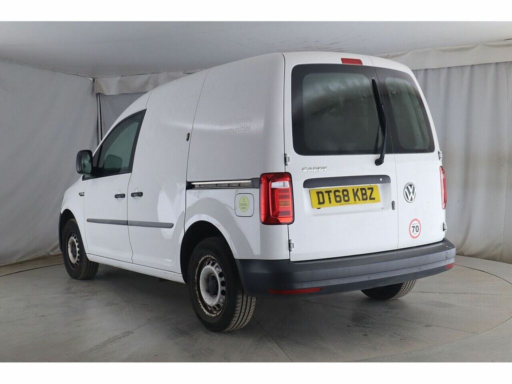 Volkswagen Caddy 2.0 Tdi Bluemotion Tech 102Ps Startline Van White #5
