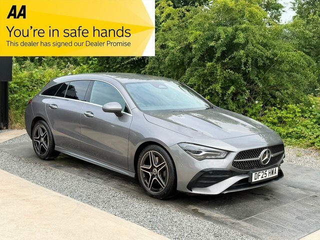 Mercedes-Benz CLA Class 1.3 Cla200h Mhev Amg Line Executive Shooting Bra Grey