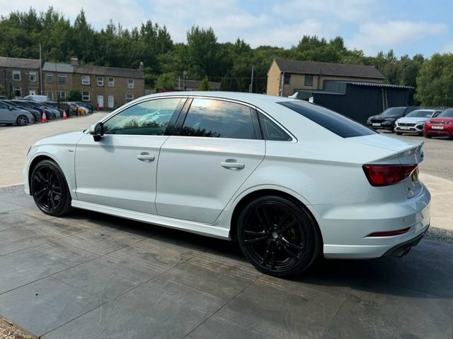 Audi A3 1.5 Tfsi Cod S Line Saloon S Tronic Eur White #2