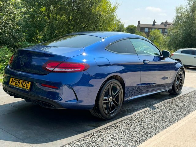 Mercedes-Benz C Class 2.0 C220d Amg Line Premium Coupe G-tr Blue #2