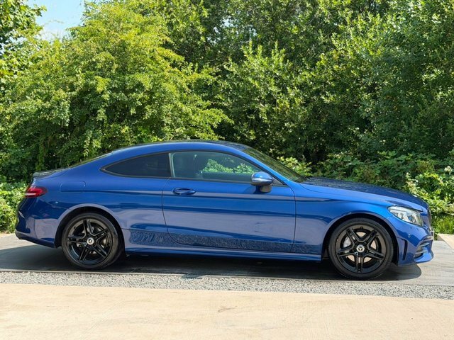 Mercedes-Benz C Class 2.0 C220d Amg Line Premium Coupe G-tr Blue #3
