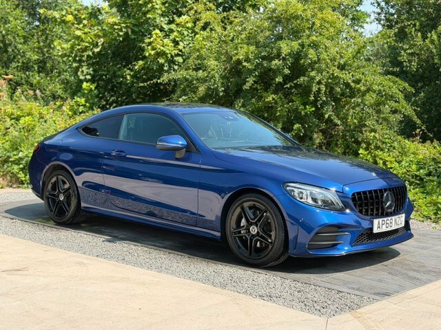 Mercedes-Benz C Class 2.0 C220d Amg Line Premium Coupe G-tr Blue