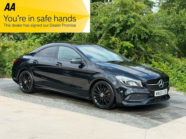 Mercedes-Benz CLA Class 1.6 Cla200 Amg Line Night Edition Plus Coupe Black