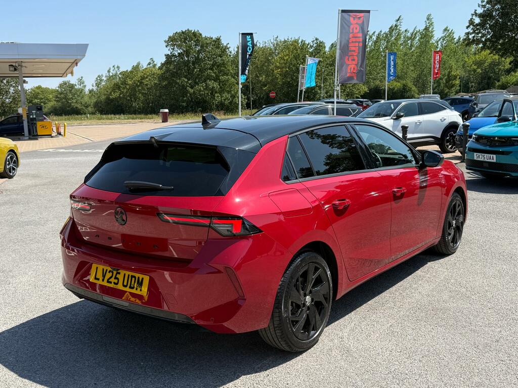 Vauxhall Astra 1.2 Turbo Gs Hatchback Euro 6 S LV25UDM Red #6